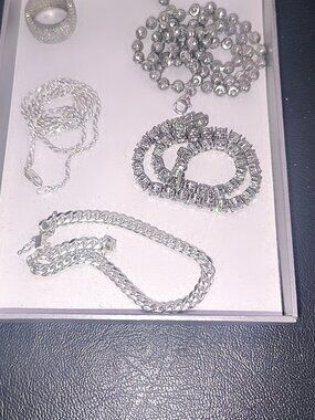 Assorted Sterling Silver 925 Italy and Gold Plated Jewelry Pieces